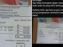 Guru Honorer Terkejut Gaji Hanya Rp66 Ribu, Cukup untuk Bensin Seminggu