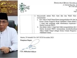 Gus Yahya: Pencopotan Ketua Umum PBNU Hanya Bisa Melalui Muktamar