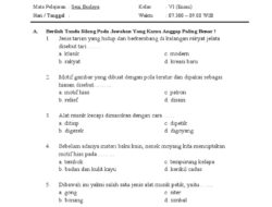 Soal Esai Seni Musik Kelas 6 Kurikulum Merdeka 2026 Semester 2