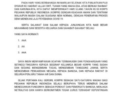 Naskah Pidato HUT KORPRI 2025: Etos Kerja dan Kualitas Pelayanan