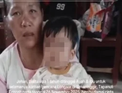 5 Hari Tanpa ASI, Bayi 1 Tahun Jadi Yatim Piatu Setelah Orang Tua Tewas Longsor