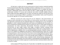 Deteksi Dini Preeklamsia untuk Keselamatan Ibu dan Bayi