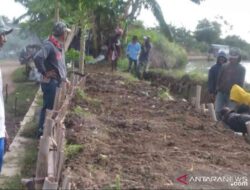 Sungai Citarum Jebol, Warga Bekasi Gotong Royong Perbaiki