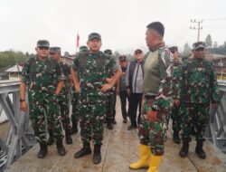 KSAD Resmikan Jembatan Bailey, Akses Darat Bener Meriah Kembali Normal