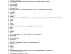 Yang Menganggap Kitab Suci sebagai Filosofi Agung? 50 Soal dan Jawaban Agama Kristen Kelas 11 SMA