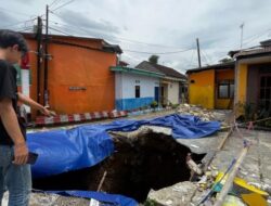Tanah Ambles di Mlipak Wonosobo Semakin Luas Saat Hujan, Warga Waspadai Bahaya