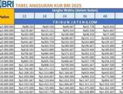 Pinjaman KUR BRI 2026: Cicilan untuk Plafon Rp50 Juta-Rp70 Juta