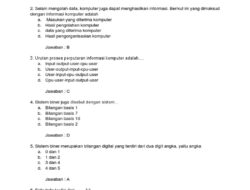 Latihan Soal Ujian TIK SMA Kelas 12 2026