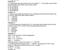 15 Soal Ujian Akhir Semester Matematika Kelas 7 SMP Kurikulum Merdeka dengan Jawaban