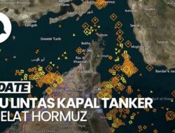 10 Kapal Melintas, Lalu Lintas di Selat Hormuz Masih Rendah Pasca Gencatan Senjata AS-Iran